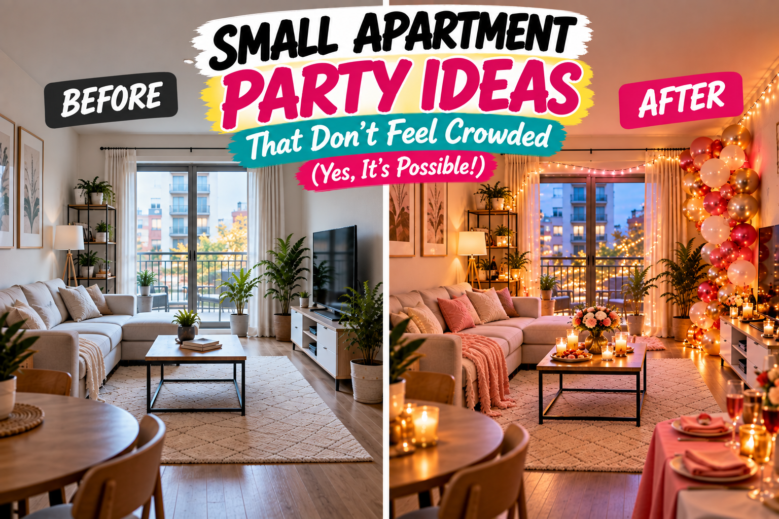 small apartment party ideas